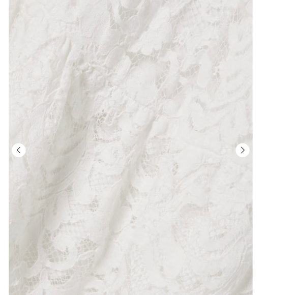 NWT LOVESHACKFANCY Alela cotton-blend corded lace mini dress - Picture 6 of 14